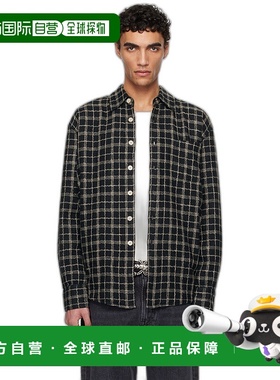 1h可退 潮奢 Our Legacy 男士 黑色 & 灰白色 Above 衬衫 M2252AB