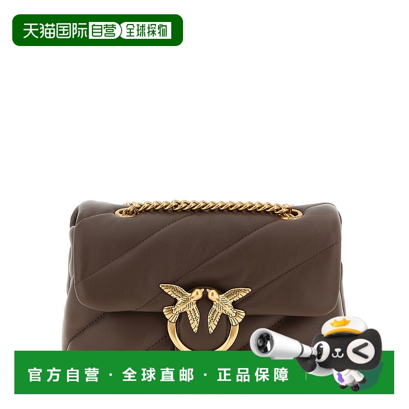 1h可退 PINKO 女士斜挎包 100039A0F2L74Q AW2025 棕色 Crossbody