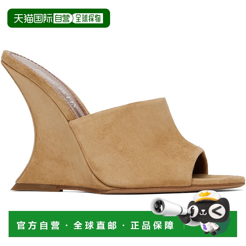 1h可退 潮奢 Paris Texas 女士 黄褐色 Nina 穆勒鞋 PX1505XV0SS