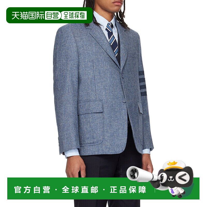 THOM BROWNE 男士夹克 MJU560A05385480 AW2023 蓝色