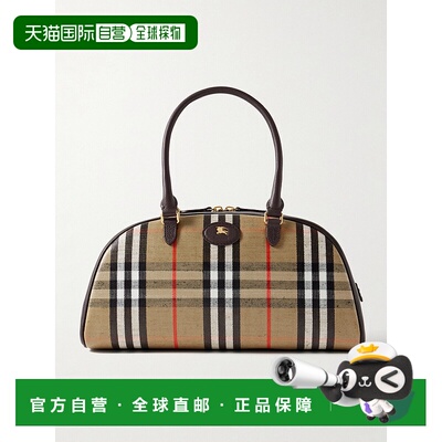 1h可退 潮奢 Burberry 巴宝莉 女士 Highlands 格紋手提包 811234
