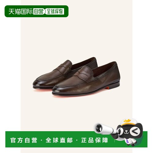 SANTONI 男士商务休闲鞋 100297260615000 CO 棕色 CARLOS penny