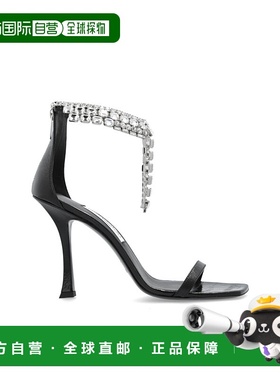 JIMMY CHOO 女士凉鞋 VERITYSANDAL100BYKBLACK SS2025高跟