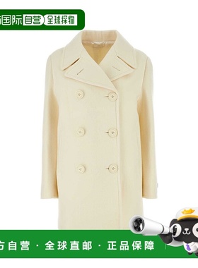 PRADA 女士大衣 P656QES23213EVF0304 AW2024 白色普拉达