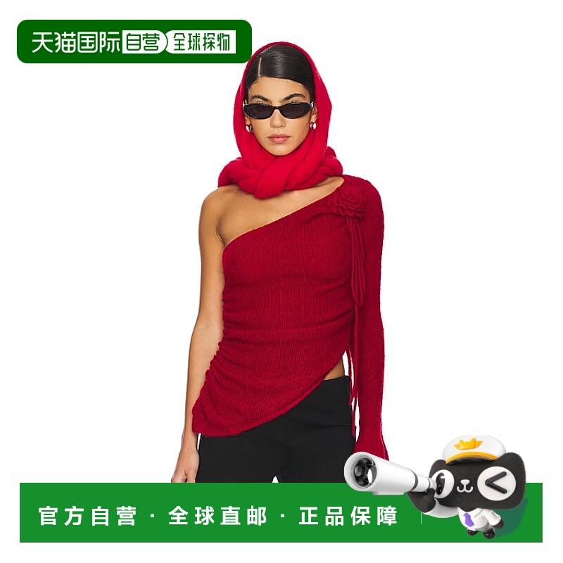 1h可退 潮奢 For Love & Lemons 女士 Ayanna 针织上衣 KT0018HO2