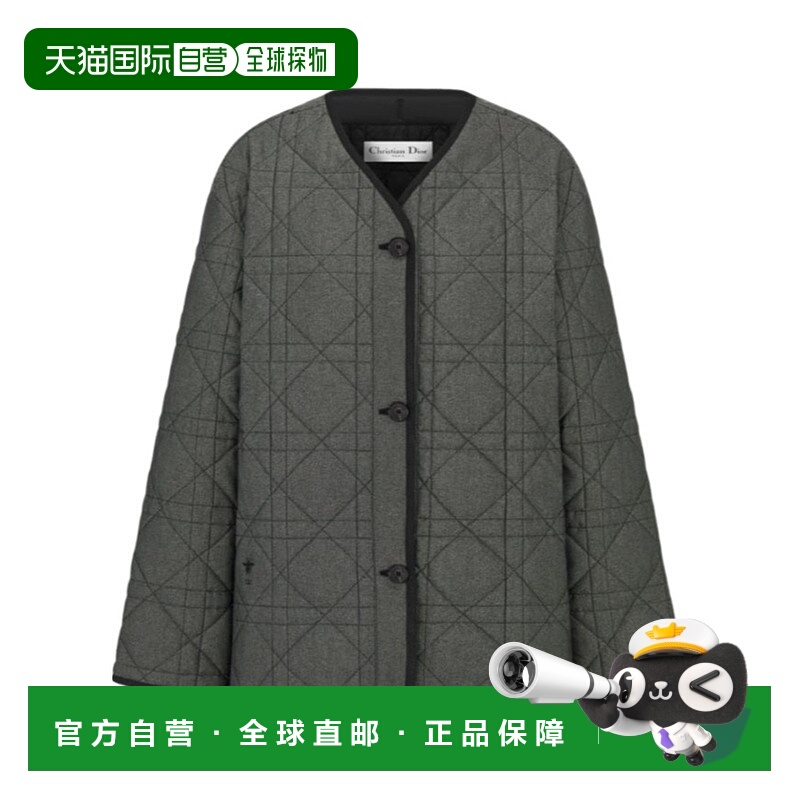 1h可退 DIOR 女士外套 547C26A2558X8830 AW2025 灰色