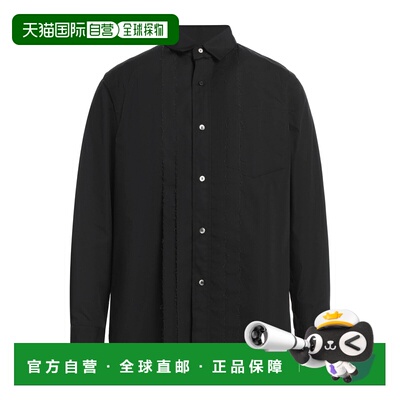 1h可退 潮奢 Sacai 男士 纯色衬衫 black黑色 舒适时尚