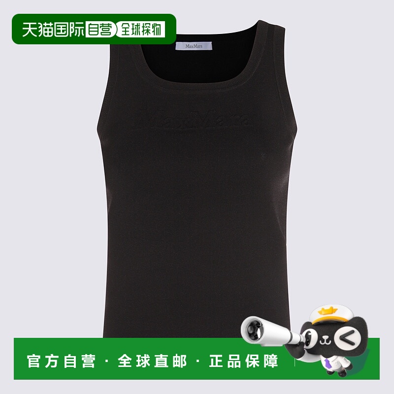 1h可退 MAX MARA 女士背心吊带 2511361049600004 AW2025 黑色