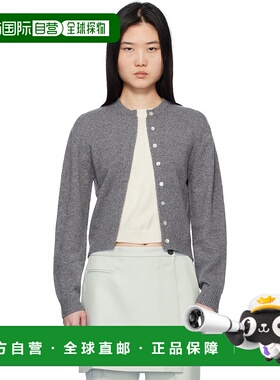 潮奢 Sandy Liang 女士 灰色 & 白色 Newt 毛衣 R25K029Y008开衫