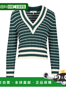 CHLOÉ 女士T恤 CH25AMP4980097D AW2025 绿色长袖针织衫