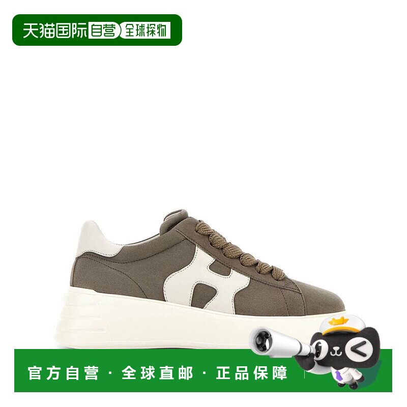 HOGAN 女士运动鞋 HXW5620DN61PK60GAA CO 白色 系带运动鞋