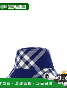 BURBERRY 男士帽子 8079490B7369-14 AW2023 蓝色 Burberry Hats