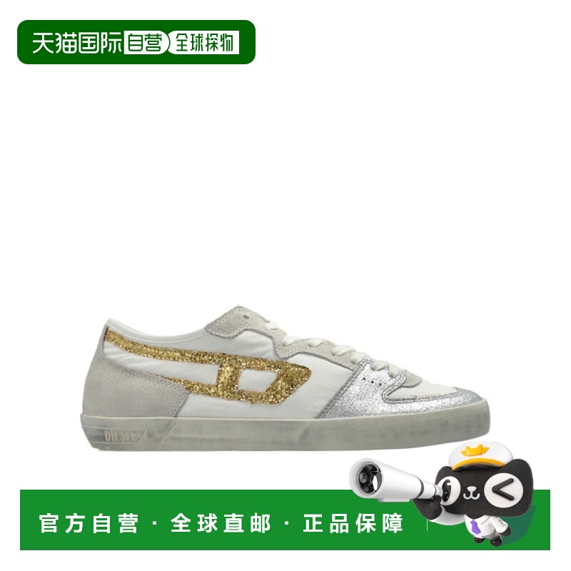 1h可退 DIESEL 女士运动鞋 Y03487P8423HA917 AW2025 灰色 S-Lero