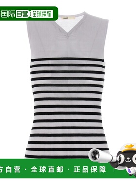 KHAITE 女士背心吊带 9831511K511870 SS2025 灰色 'Renato' 上衣