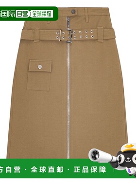 GANNI 女士半身裙 W0720177 AW2025 卡其色 Ganni Gonne Beige