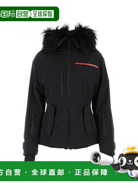 1h可退 潮奢 Prada 普拉达 女士 RE-NYLON 黑色滑雪夹克 292092S2