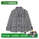 BURBERRY 灰色 男童夹克 1h可退 80383481 SS2021 格纹西装 外套