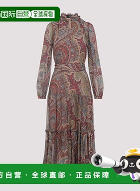 1h可退 ETRO 女士连衣裙 WRHA041899SADF4X0867 AW2025 红色