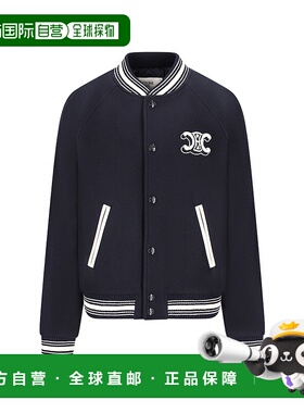 CELINE 女士夹克 RV0X4814E07MR AW2025 黑色棒球服