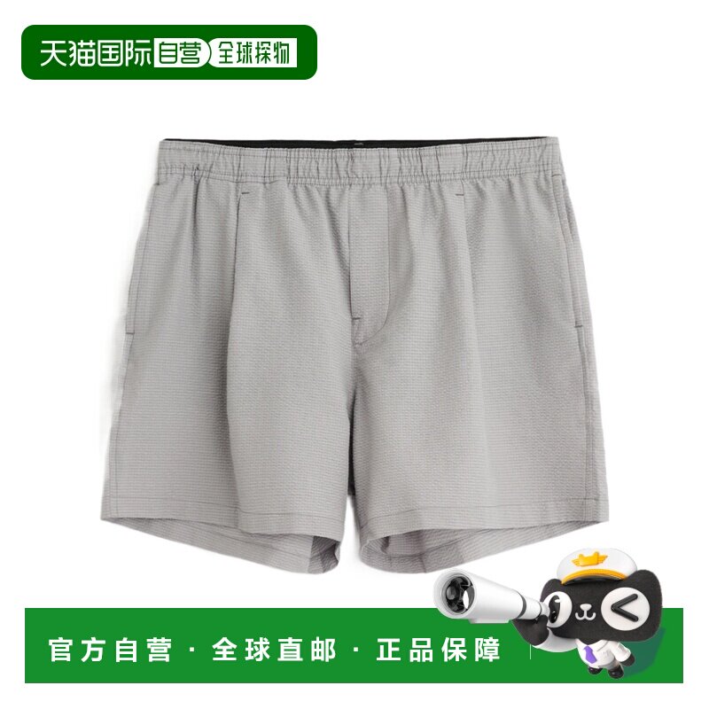OUR LEGACY 男士短裤 M2266BSCBLACK SS2026 灰色 泡泡纱百褶短裤