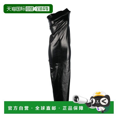 1h可退 奢淘 Rick Owens 一字肩礼服 女 RP01C5520SLQ09长裙性感