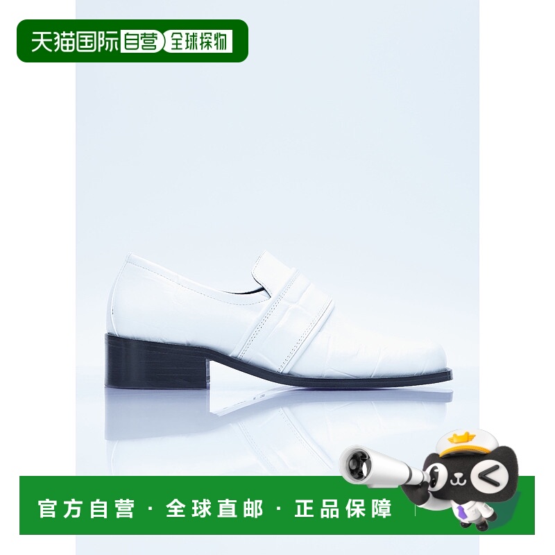 1h可退 潮奢 BY FAR 女士 Maxi Croco 压花皮革乐福鞋 23PFCYRLWH