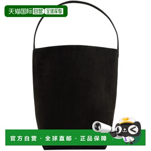 1h可退 潮奢 The Row 女士 黑色大号 N/S Park 托特包 W1273L87B