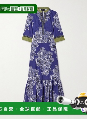 1h可退 潮奢 Etro 艾特罗 女士 方巾花束连衣裙 WRHA001599SP528