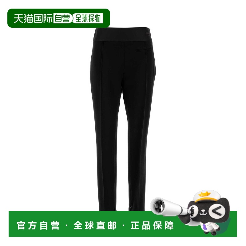 1h可退 FENDI 女士休闲裤 FR6609ATNEF0GME SS2025 黑色 Slim Fit