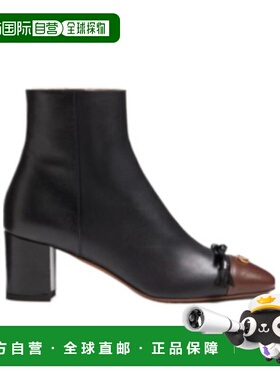 VALENTINO 女士靴子 WS0ML4DDTBXV AW2025 黑色 Valet Du Roi 踝