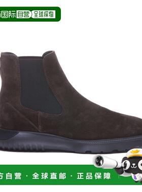 HOGAN 男士靴子 HXM6000EL70HG0S807 AW2023 黑色 Suede booties