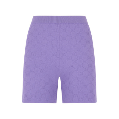 GUCCI 女士短裤 856248XKFCP5089 SS2026 紫色 Viscose shorts
