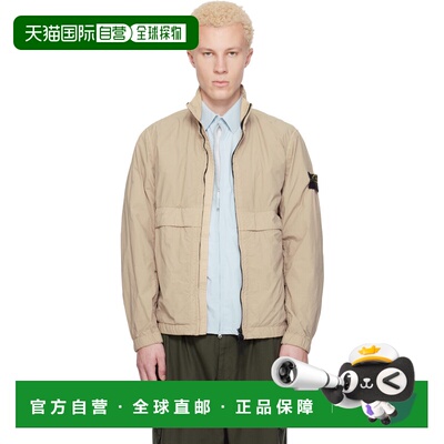 潮奢 Stone Island 石头岛 男士 驼色 4100056 Nylon Smerigliato