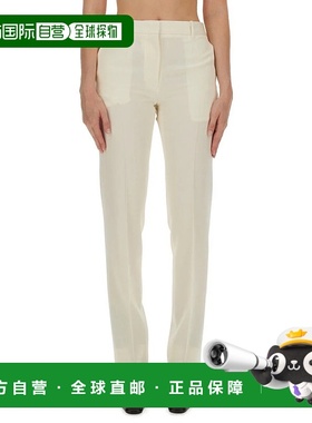 JIL SANDER 女士休闲裤 J04KA0002J40021108 AW2024 女裤直筒裤