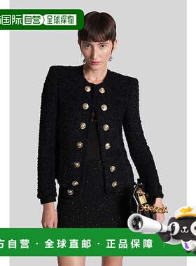 BALMAIN 女士外套 428173FF1SM508XC67 AW2025 黑色