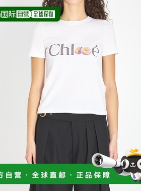 CHLOÉ 女士T恤 CH26SJH08197101 SS2026 白色 短袖T恤