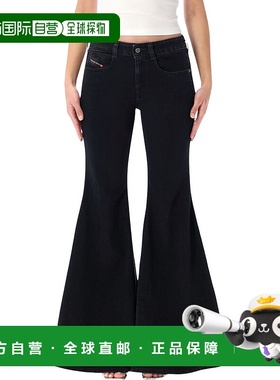 DIESEL 女士牛仔裤 A1788709N8902 SS2026 黑色 1970 D-BLEESS FL