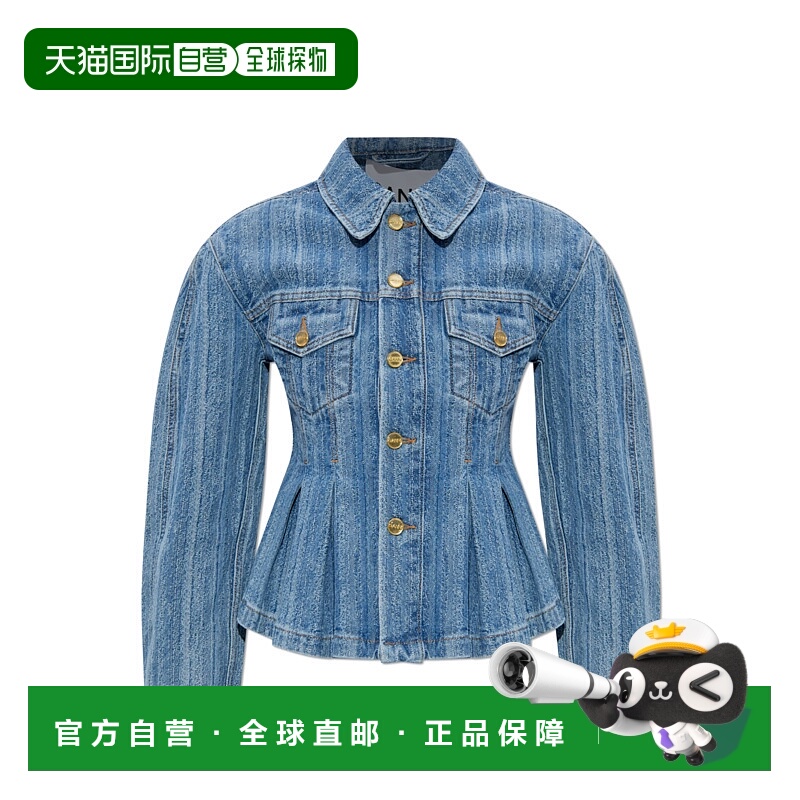 1h可退 GANNI 女士夹克 J18456979566 AW2025 蓝色 Denim jacket