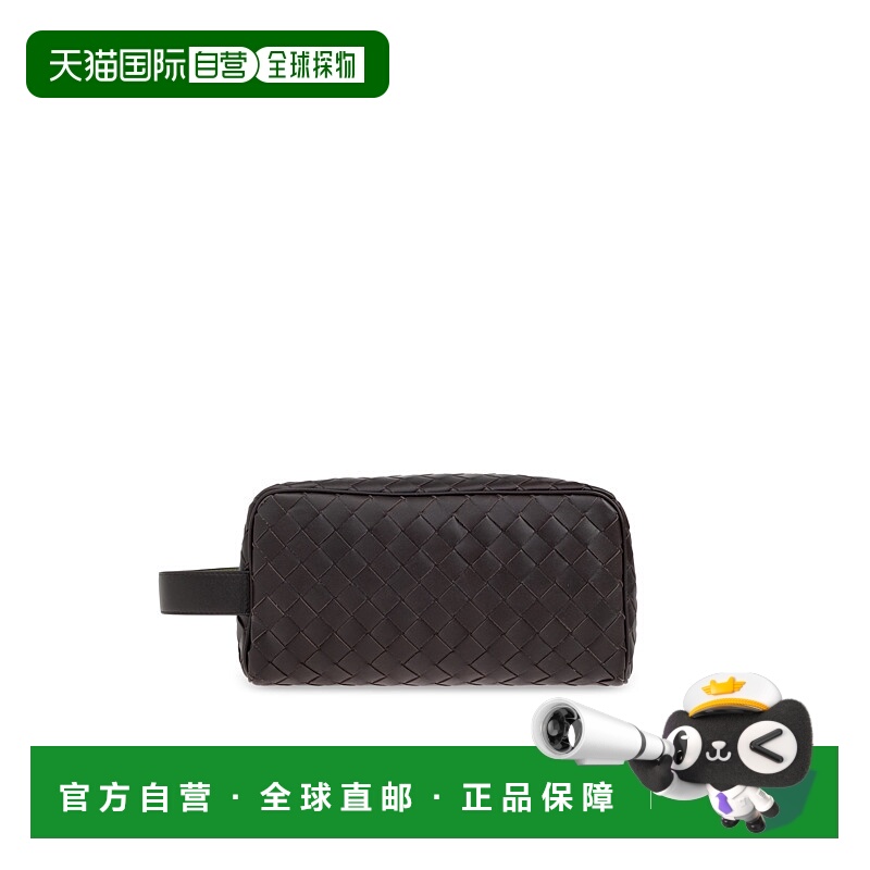 1h可退 BOTTEGA VENETA 男士化妆包 729295VCPQD2125 CO 棕色