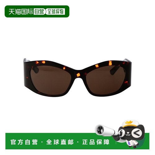 BALENCIAGA 女士眼镜 BB0329S002 AW2024 黑色 几何框太阳镜