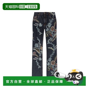 ETRO 蓝色喇叭裤 女士牛仔裤 AW2025 WRNB0029AKD39X0811 1h可退