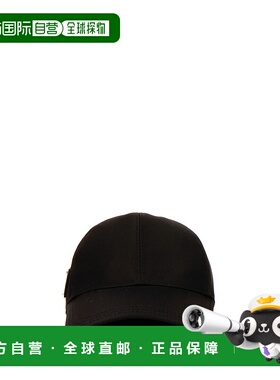 PRADA 女士帽子 1HC2742B15F0002 CO 黑色 徽标棒球帽子