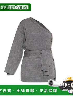 1h可退 MOSCHINO 女士T恤 251EJ090105000485 SS2025 灰色针织衫