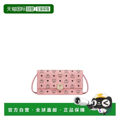 MCM 女士钱包 MYLFATA01PZ AW2025 PORTAFOGLI斜挎包 粉红色