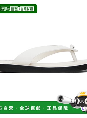 1h可退 潮奢 Jil Sander 吉尔 桑达 女士 白色夹趾凉鞋 J44WX0012