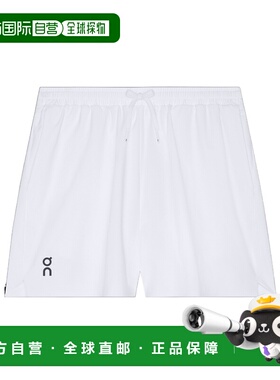 ON RUNNING 男士短裤 1MG10190069 SS2026 白色 5 Court 松紧腰短