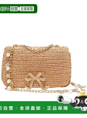 1h可退 SELF-PORTRAIT 女士斜挎包 PF25310BR AW2025 花色 拉菲草