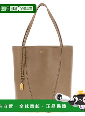 CHLOÉ 女士单肩包 CHC25SS811N8420E AW2025 灰色 'Chloe Spin' s