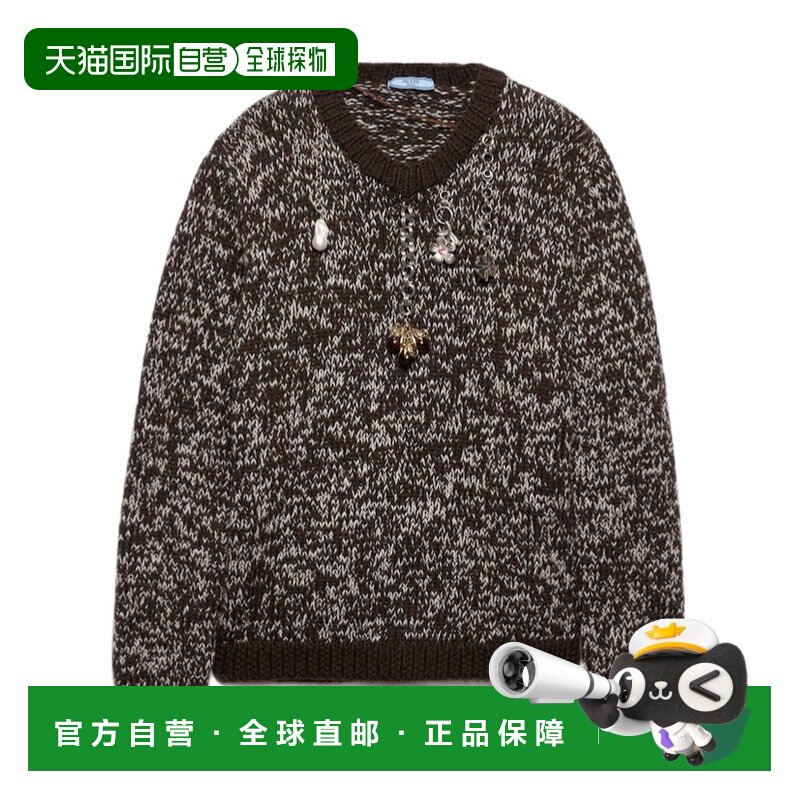 PRADA 女士卫衣 P24U2F18HHSOOOF056L CO 花色 羊毛圆领毛衣