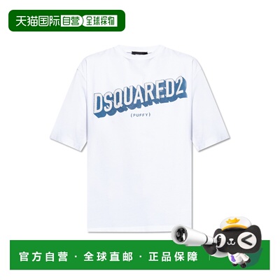 1h可退 DSQUARED2 男士T恤 S74GD1445D20020100 AW2025男装